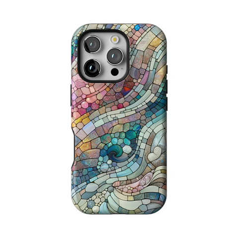 Pastel Stained Glass Tough Phone Case for iPhone 14 - The Urban Flair
