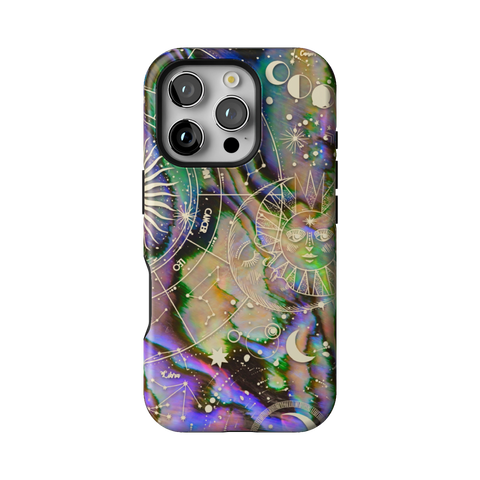 Abalone Zodiac Tough Phone Case for iPhone 16 Pro - The Urban Flair