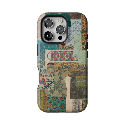 Boho Mixed Media Tough Phone Case for iPhone 16 Pro - The Urban Flair