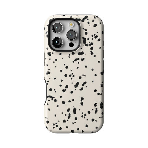 Dalmatian Spots Tough Phone Case for iPhone 16 Pro - The Urban Flair