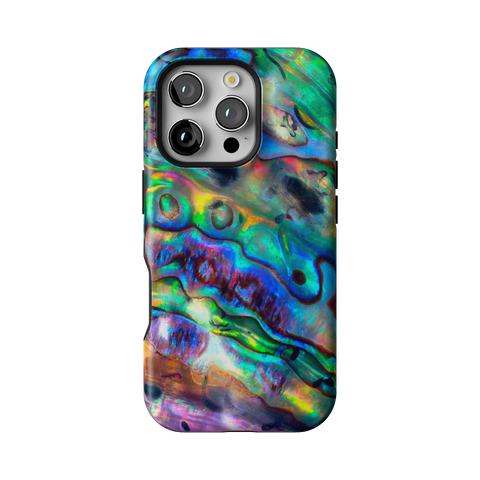 Abalone Shell Tough Phone Case for iPhone 16 Pro - The Urban Flair