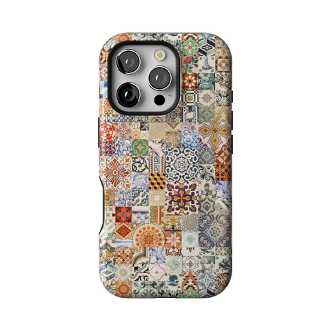 Real Portuguese Tiles Tough Phone Case for iPhone 16 Pro - The Urban Flair