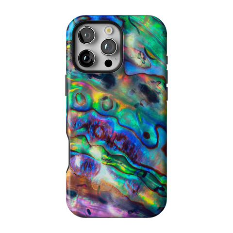 Abalone Shell Tough Phone Case for iPhone 16 Pro Max - The Urban Flair