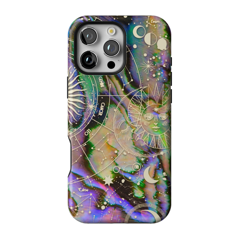 Abalone Zodiac Tough Phone Case for iPhone 16 Pro Max - The Urban Flair