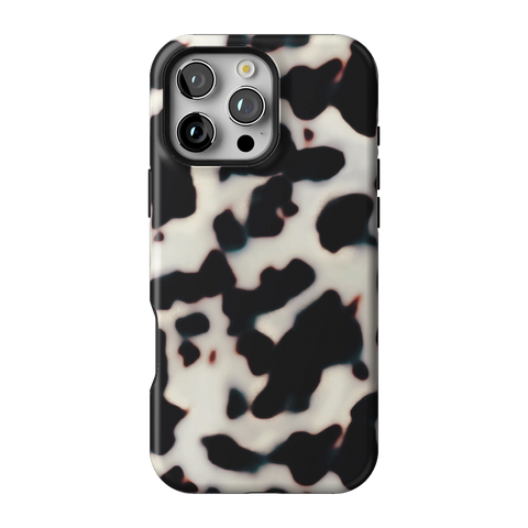 Off White Tortoise Shell Print Tough Phone Case for iPhone 16 Pro Max - The Urban Flair