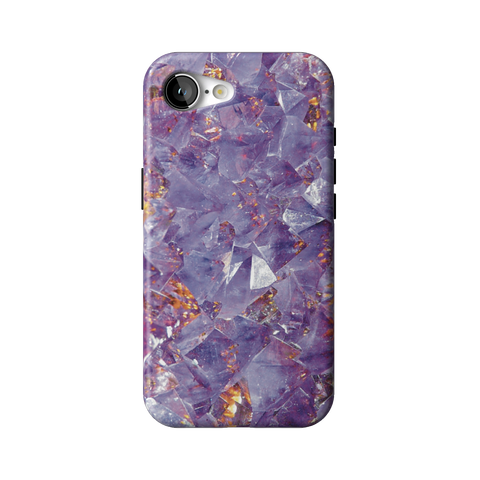 Raw Amethyst Crystal Tough Phone Case for iPhone 17e - The Urban Flair