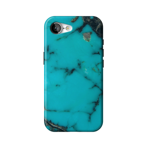 Turquoise Stone Print Tough Phone Case for iPhone 17e - The Urban Flair