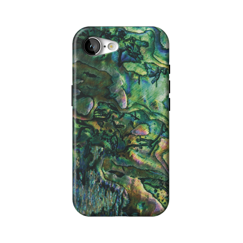 Green Abalone Shell Tough Phone Case for iPhone 17e - The Urban Flair