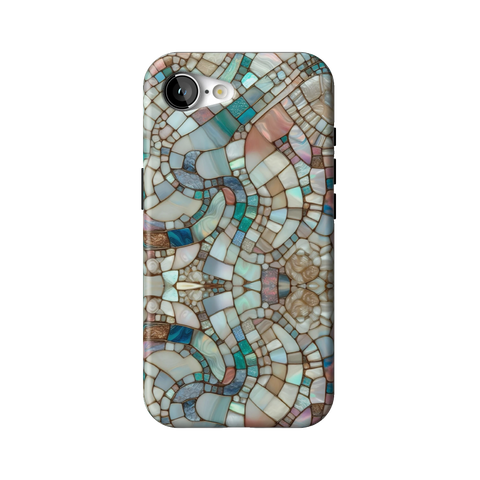Mermaid Stained Glass Tough Phone Case for iPhone 17e - The Urban Flair
