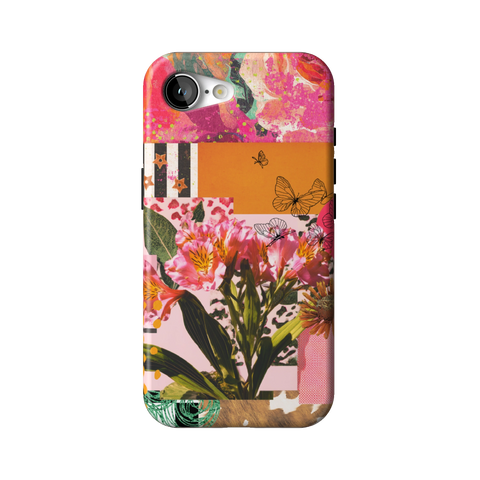 Maximalist Bloom Collage Tough Phone Case