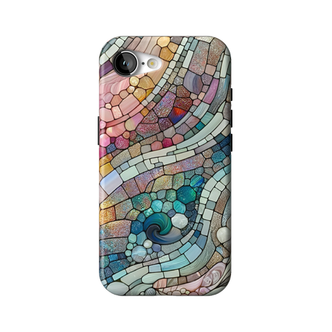 Pastel Stained Glass Tough Phone Case for iPhone 15 - The Urban Flair