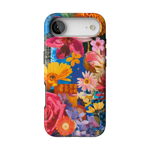 Summer Flower Collage Tough Phone Case
