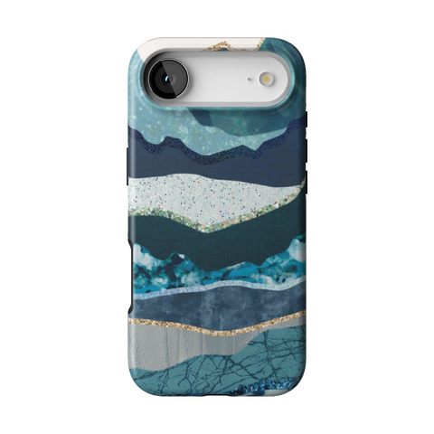 Teal Mountain Landscape Tough Phone Case for iPhone 17 Air - The Urban Flair