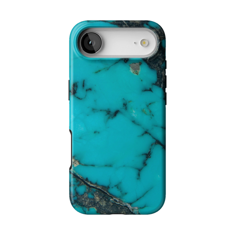 Turquoise Stone Print Tough Phone Case for iPhone 17 Air - The Urban Flair