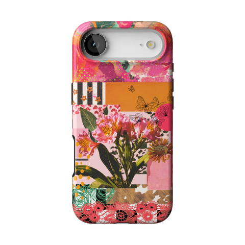 Maximalist Bloom Collage Tough Phone Case