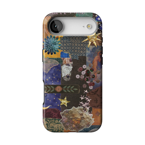 Whimsy Mixed Media Collage Tough Phone Case for iPhone 17 - The Urban Flair
