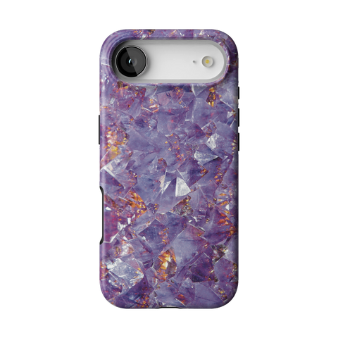 Raw Amethyst Crystal Tough Phone Case for iPhone 17 Air - The Urban Flair