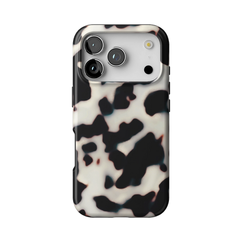 Off White Tortoise Shell Print Tough Phone Case for iPhone 17 Pro - The Urban Flair