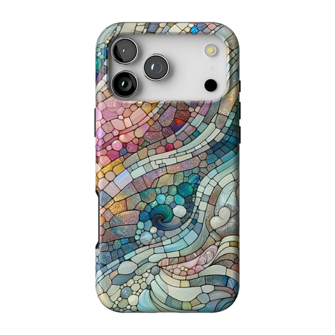 Pastel Stained Glass Tough Phone Case for iPhone 16 Pro Max - The Urban Flair