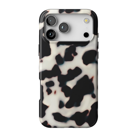 Off White Tortoise Shell Print Tough Phone Case for iPhone 17 Pro Max - The Urban Flair