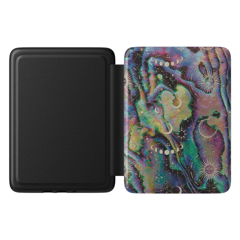 Zodiac Abalone Print Kindle Case