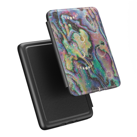 Zodiac Abalone Print Kindle Case