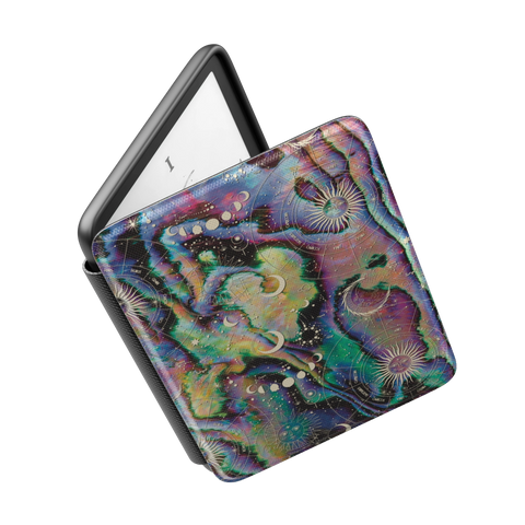 Zodiac Abalone Print Kindle Case