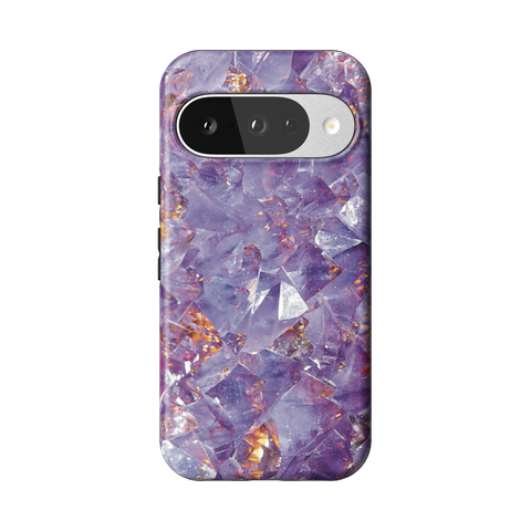 Raw Amethyst Crystal Tough Phone Case for Pixel 10 - The Urban Flair