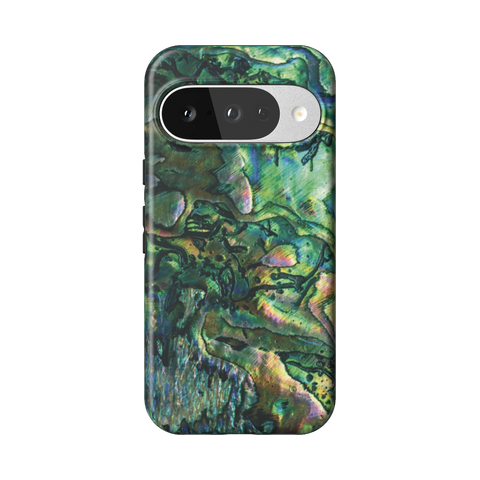 Green Abalone Shell Tough Phone Case for Pixel 10 - The Urban Flair