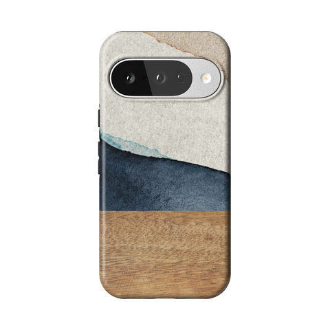 Rustic Watercolor & Wood Print Tough Phone Case for Pixel 10 - The Urban Flair
