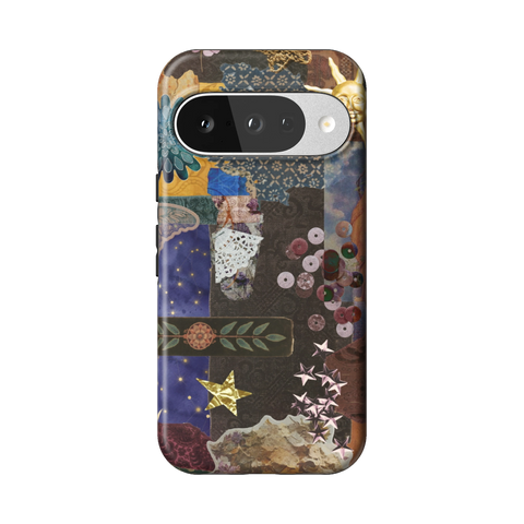Whimsy Mixed Media Collage Tough Phone Case for Pixel 10 - The Urban Flair
