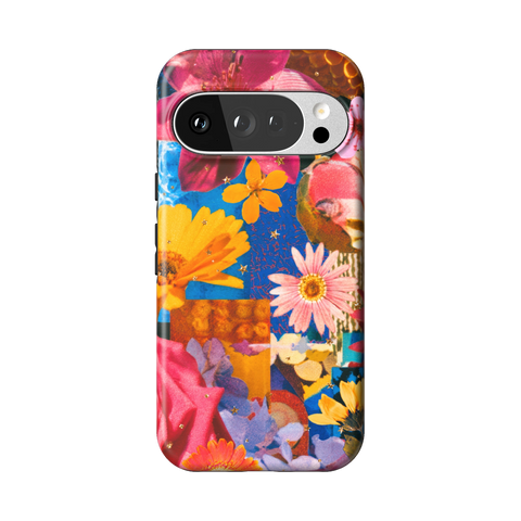 Summer Flower Collage Tough Phone Case for Pixel 10 Pro - The Urban Flair