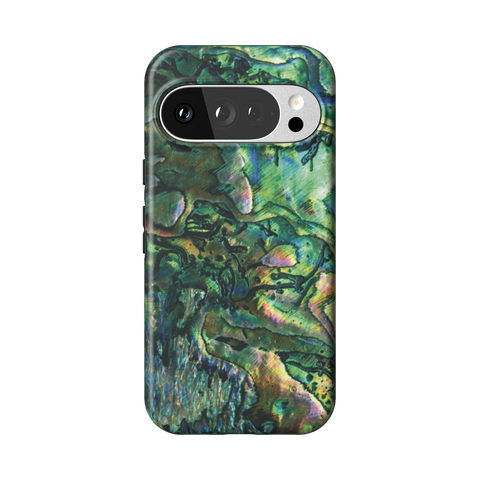 Green Abalone Shell Tough Phone Case for Pixel 10 Pro - The Urban Flair