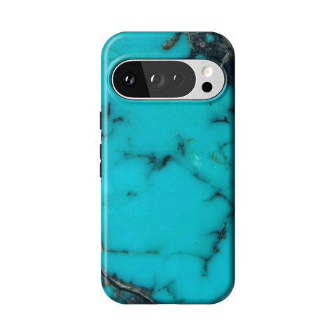 Turquoise Stone Print Tough Phone Case for Pixel 10 Pro - The Urban Flair