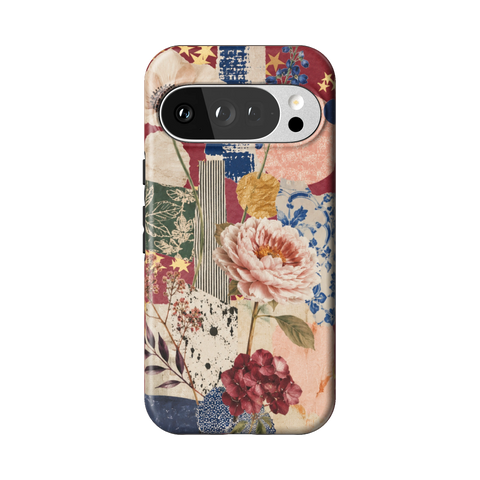 Rustic Botanical Collage Tough Phone Case for Pixel 10 Pro - The Urban Flair