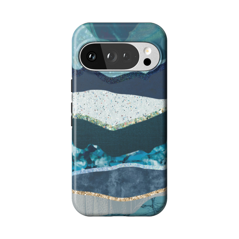 Teal Mountain Landscape Tough Phone Case for Pixel 10 Pro - The Urban Flair