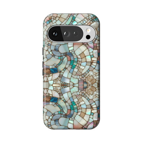 Mermaid Stained Glass Tough Phone Case for Pixel 10 Pro - The Urban Flair