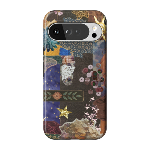 Whimsy Mixed Media Collage Tough Phone Case for Pixel 10 Pro XL - The Urban Flair