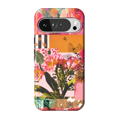 Maximalist Bloom Collage Tough Phone Case for Pixel 10 Pro XL - The Urban Flair