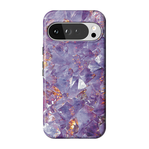 Raw Amethyst Crystal Tough Phone Case for Pixel 10 Pro XL - The Urban Flair