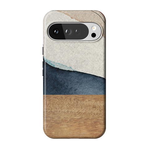 Rustic Watercolor & Wood Print Tough Phone Case for Pixel 10 Pro XL - The Urban Flair