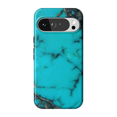 Turquoise Stone Print Tough Phone Case for Pixel 10 Pro XL - The Urban Flair