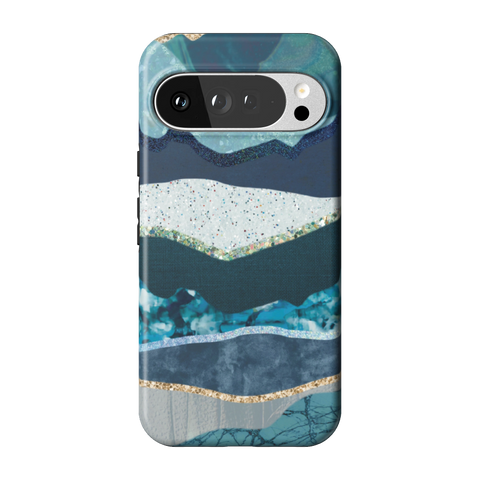 Teal Mountain Landscape Tough Phone Case for Pixel 10 Pro XL - The Urban Flair