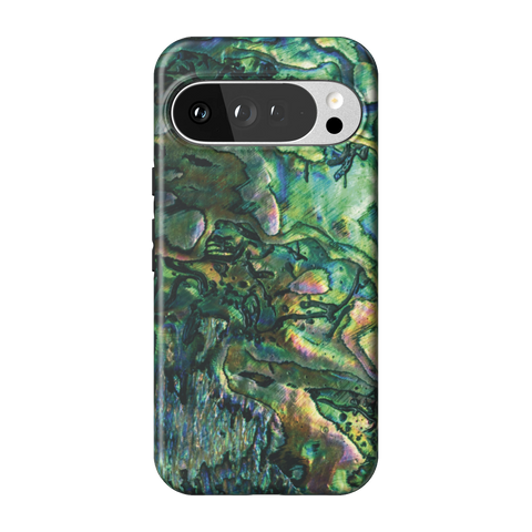 Green Abalone Shell Tough Phone Case for Pixel 10 Pro XL - The Urban Flair