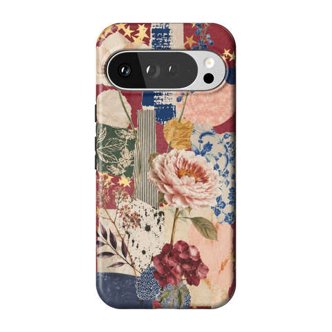 Rustic Botanical Collage Tough Phone Case for Pixel 10 Pro XL - The Urban Flair