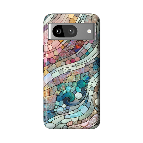 Pastel Stained Glass Tough Phone Case for Pixel 8 - The Urban Flair