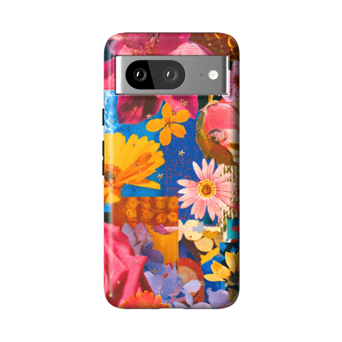 Summer Flower Collage Tough Phone Case for Pixel 8 - The Urban Flair
