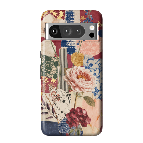 Rustic Botanical Collage Tough Phone Case for Pixel 8 Pro - The Urban Flair