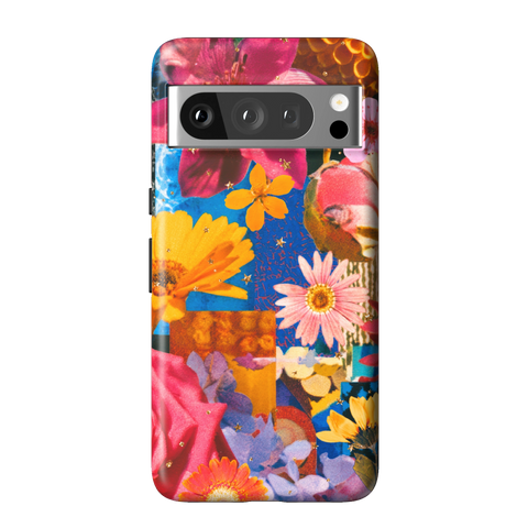 Summer Flower Collage Tough Phone Case for Pixel 8 Pro - The Urban Flair