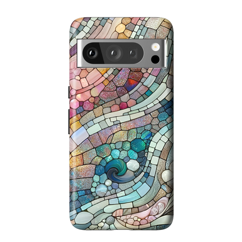 Pastel Stained Glass Tough Phone Case for Pixel 8 Pro - The Urban Flair